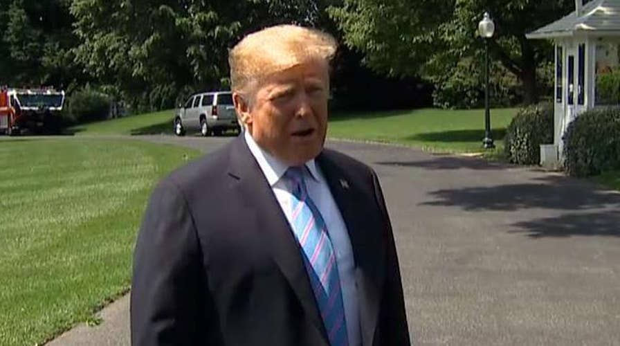 President Trump talks trade 'squabble' with China, probe of Mueller investigation origins