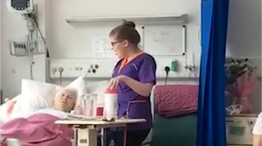 Nurse sings 'Amazing Grace' to hospital patient, caught on cellphone video
