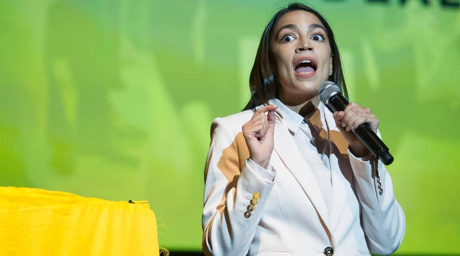 Rep. Alexandria Ocasio-Cortez takes veiled shot at Joe Biden during event with Bernie Sanders