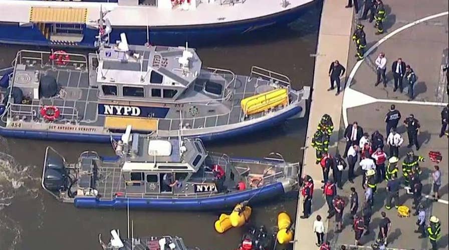NYPD confirms helicopter crash in Hudson River