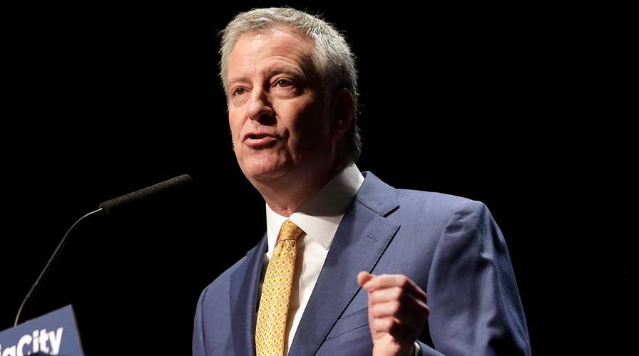 New York City Mayor Bill de Blasio announces 2020 White House run
