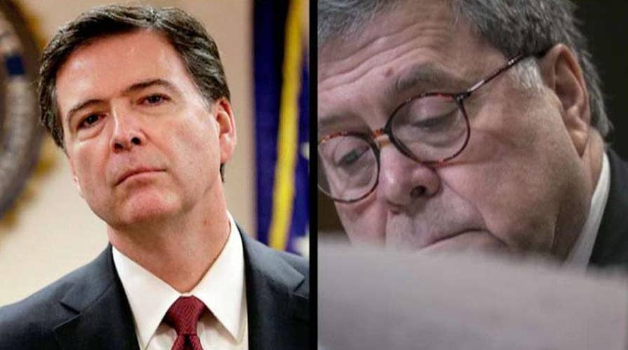Comey lashes out at Barr over Twitter