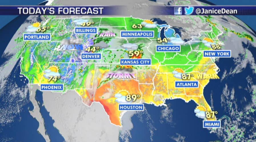National forecast for Monday, May 20
