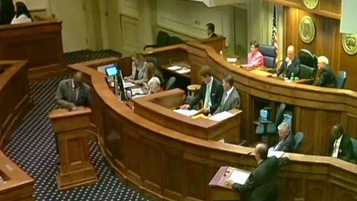Heated debate on Alabama Senate floor sparked by abortion bill
