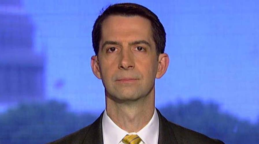 Sen. Tom Cotton says Trump administration is taking prudent steps to deter Iranian aggression