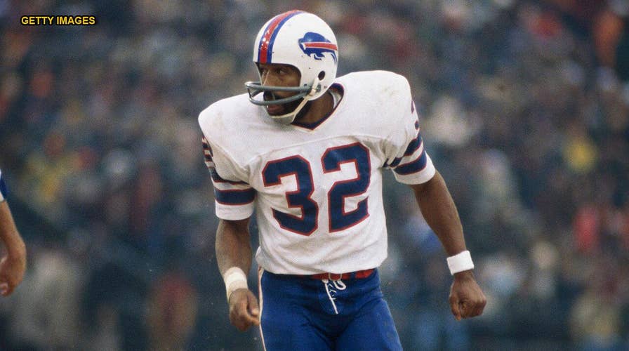 O.J. Simpson's jersey #32 returns to a Buffalo Bills player for the first time in over 40 years