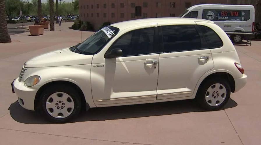 East Valley Institute of Technology awards a student with perfect attendance a Chrysler PT Cruiser