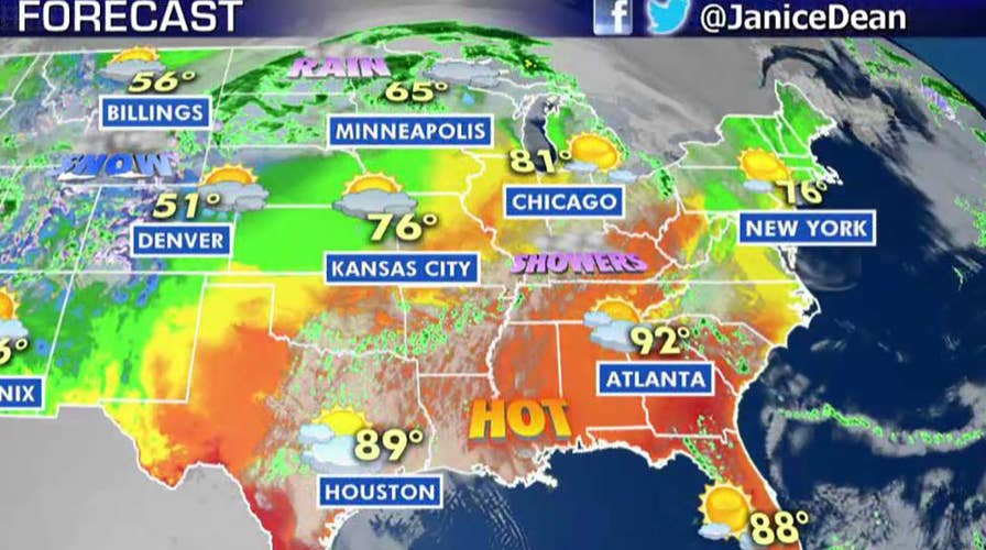 National forecast for Wednesday, May 22