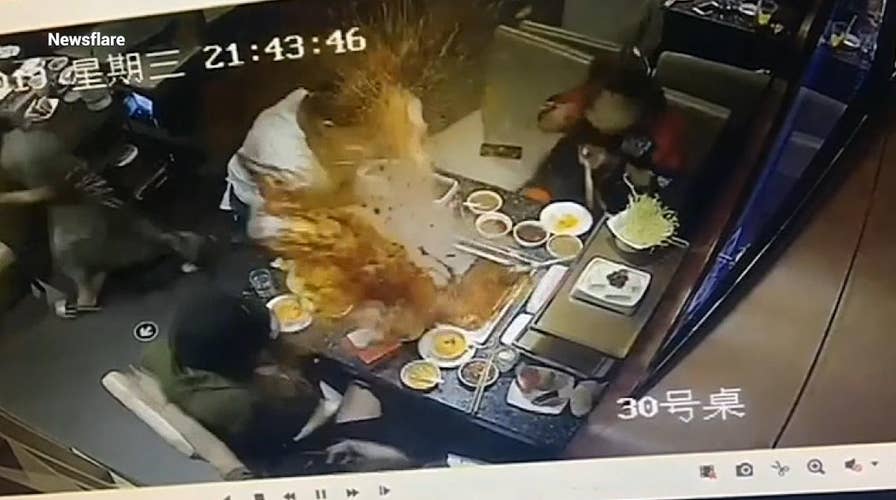 Exploding soup burns waitress’s face at restaurant in China
