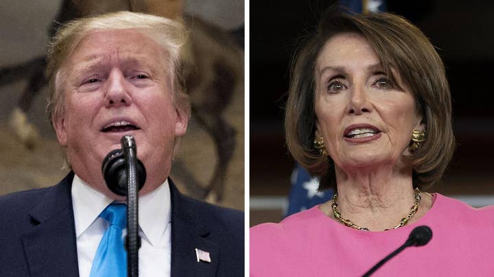 President Trump blasts Nancy Pelosi's account of White House meeting