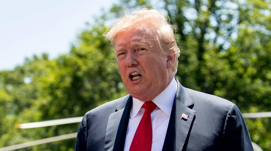 President Trump defends decision to declassify Russian probe documents