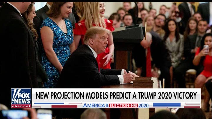 NY Times piece says 3 different projection models point to Trump 2020 win