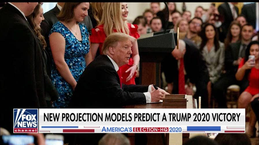 NY Times piece says 3 different projection models point to Trump 2020 win