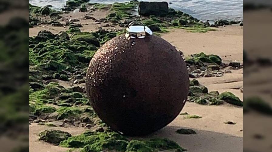 'Unexploded device' found along river turns out to be Christmas decoration