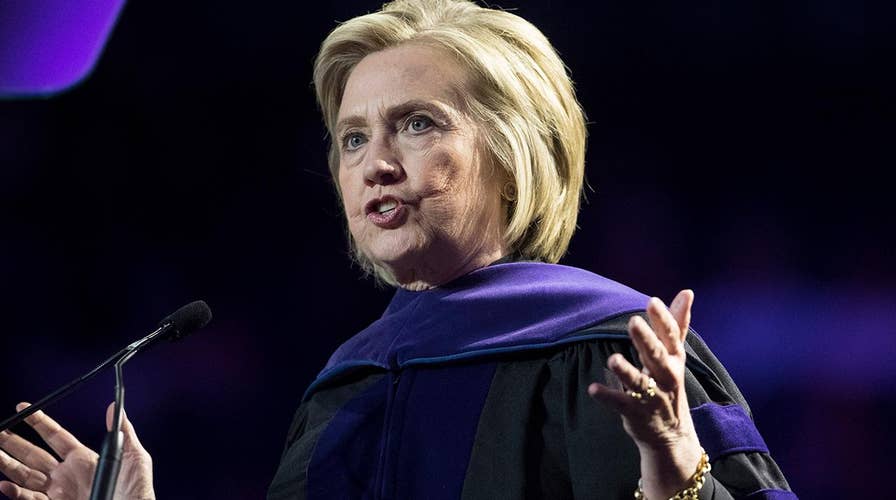 Hillary Clinton uses commencement speech to bash President Trump