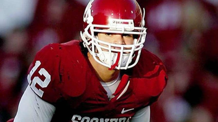 Father of Oklahoma football star who overdosed testifies at landmark opioid trial