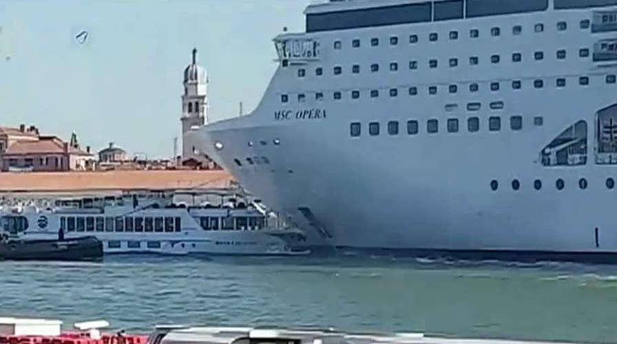 Cruise ship hits boat in Venice, injuries reported