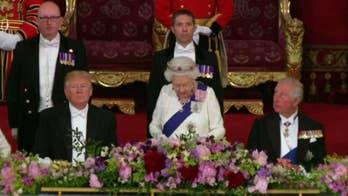 Nasty display by the media as President Trump visits the U.K.