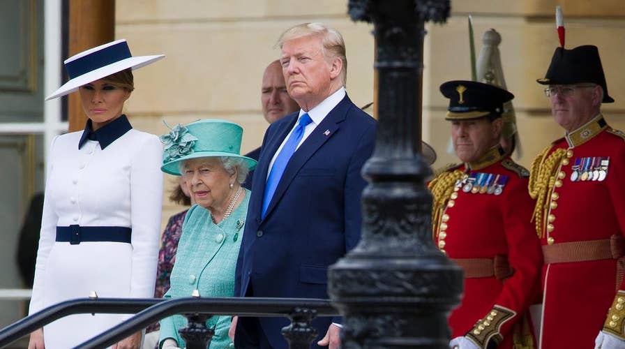 President Trump met with pomp, circumstance and controversy in London