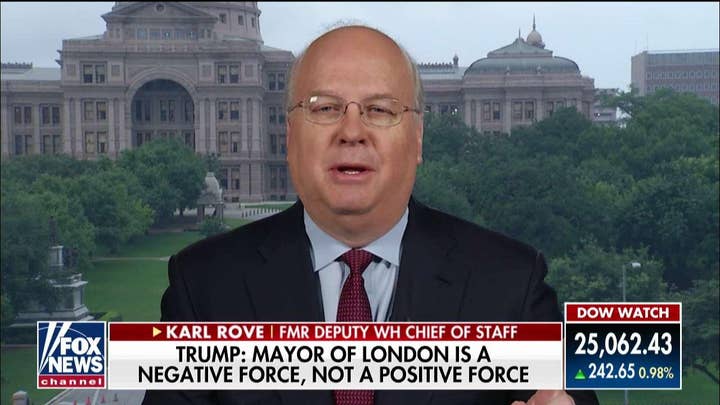 Trump should have avoided 'punching down' at London mayor, says Karl Rove