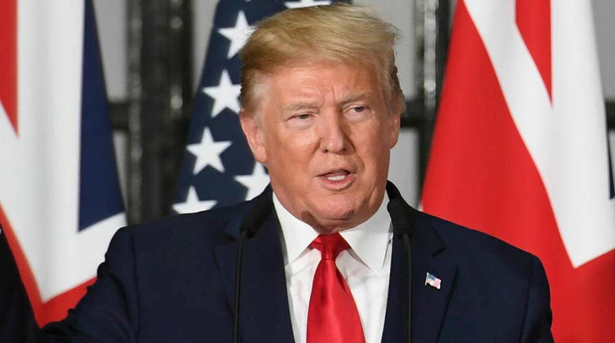 Trump calls his British left-wing critics a 'negative force' during UK news conference