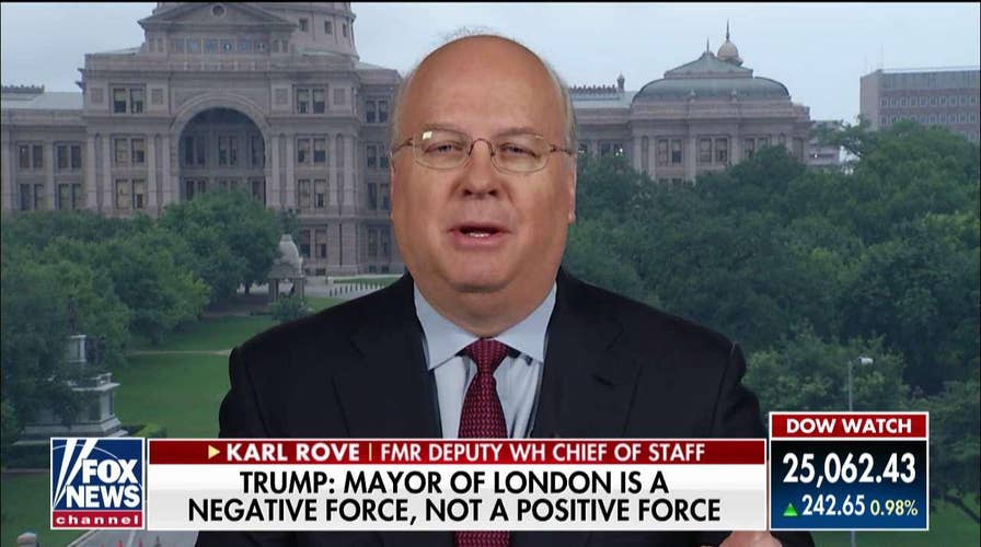 Trump should have avoided 'punching down' at London mayor, says Karl Rove