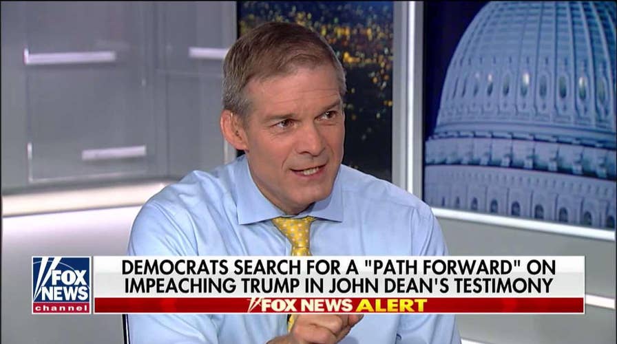 Jim Jordan: Democrats focused on impeachment and 'getting the president,' not helping the country