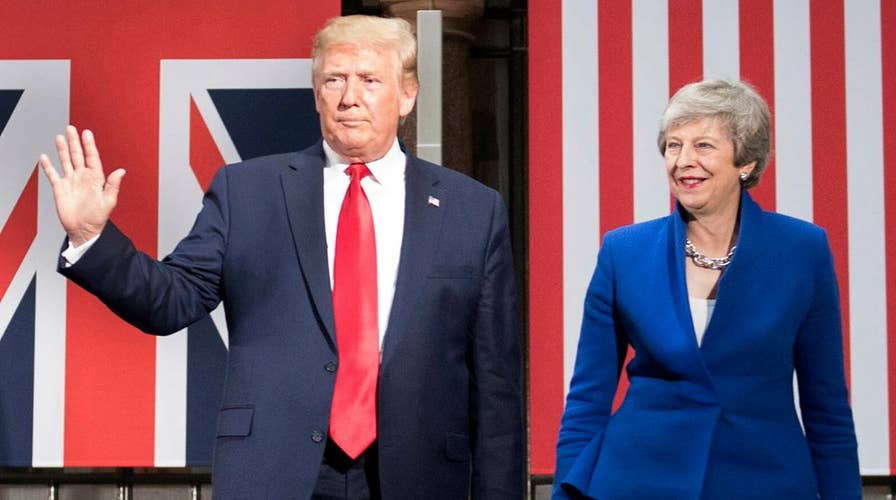 Media coverage of President Trump's UK visit