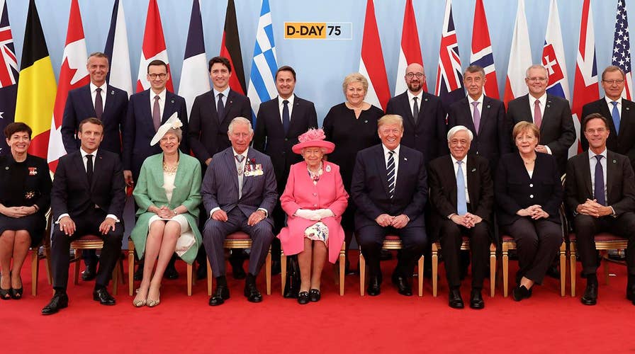 World Leaders gather on the 75th anniversary of D-Day