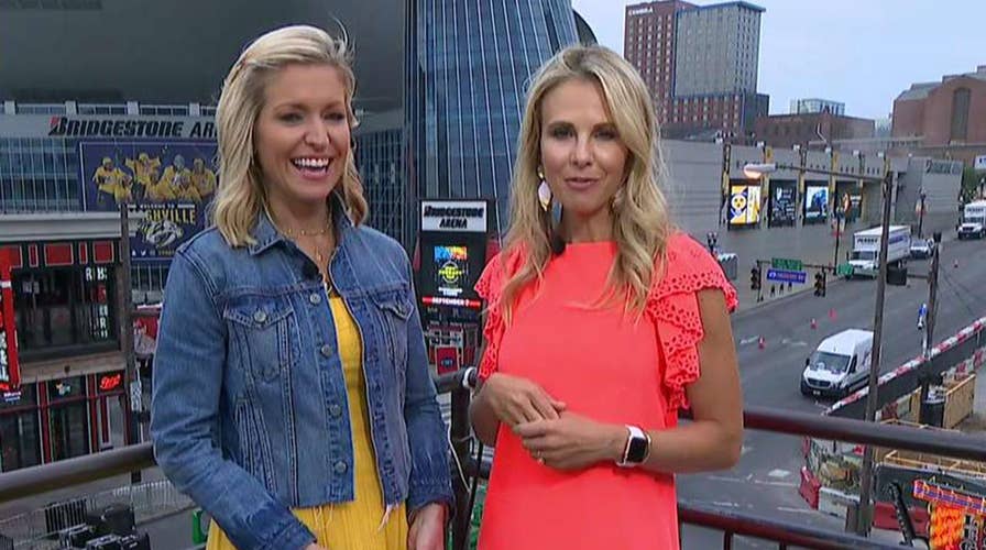 Ainsley and Elisabeth are live in Nashville ahead of the CMT Awards!