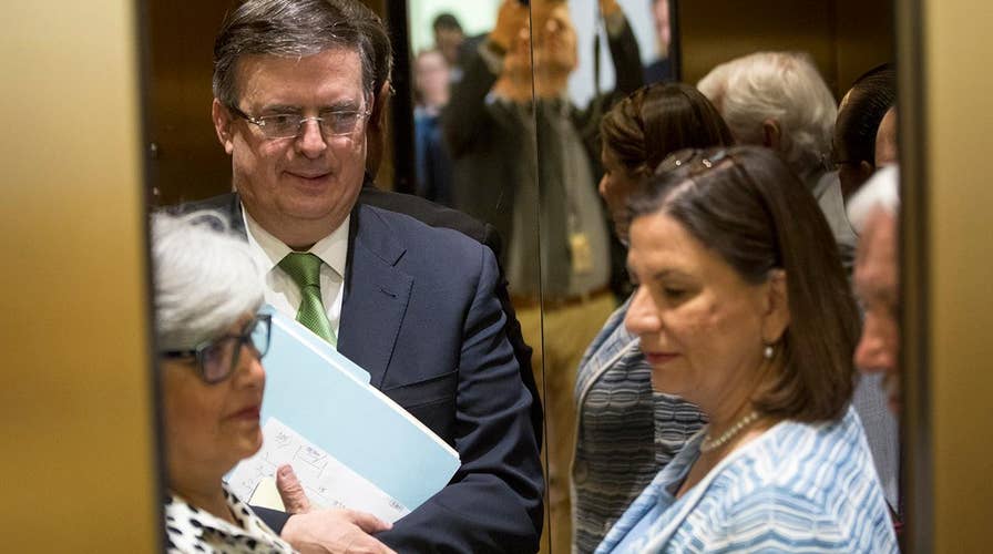 US officials and Mexican foreign minister to meet on tariffs