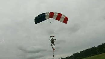 97-year-old veteran reenacts historic jump on 75th anniversary of D-Day