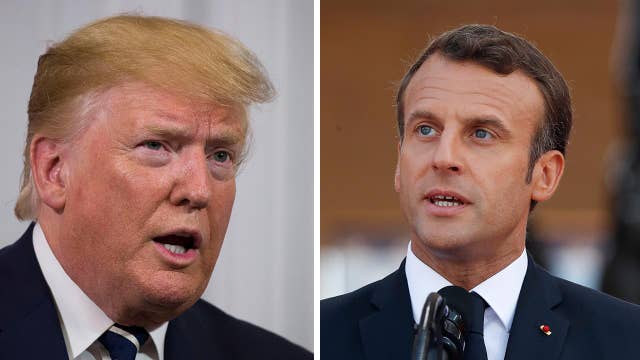 Trump And Macron Hold Bilateral Meeting| Latest News Videos | Fox News