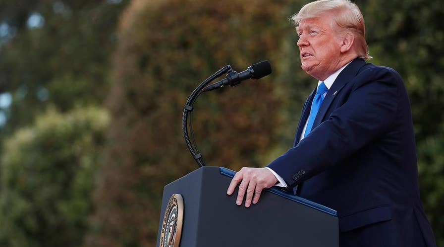 President Trump speaks at 75th D-Day anniversary ceremony in Normandy, France