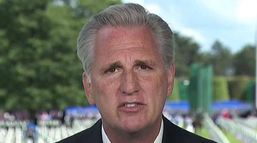 Kevin McCarthy commemorates D-Day from Normandy, France