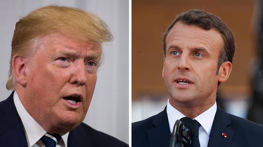 Trump and Macron hold bilateral meeting