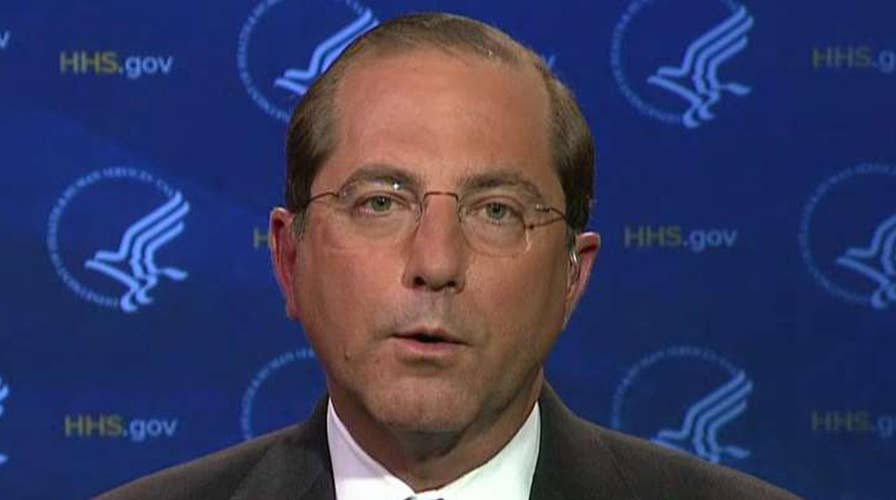 HHS Secretary Alex Azar says funding is to blame for decision to end alternative services for migrant children