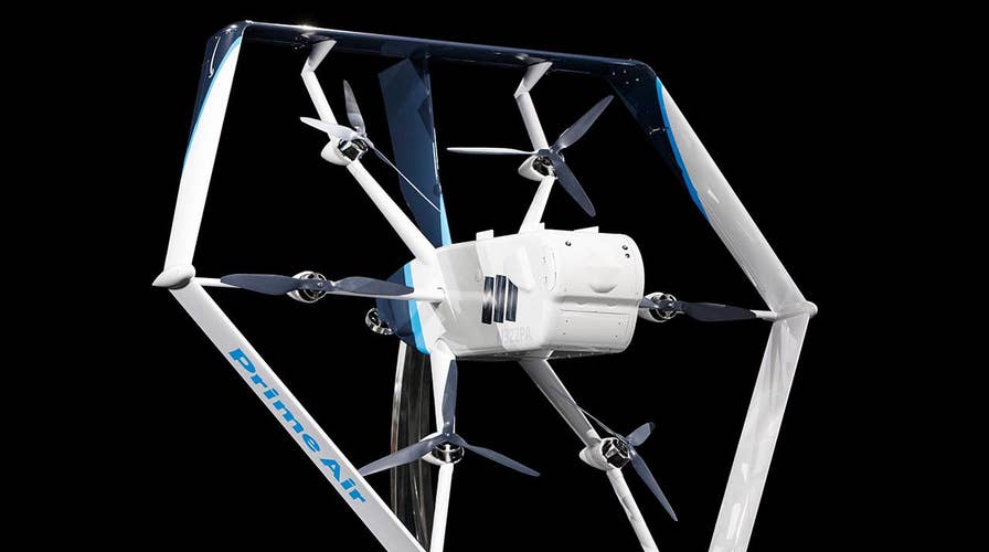 Amazon reveals 'prime air' package delivery drone