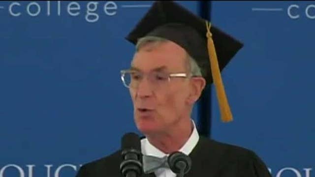 Commencement speeches tend to be gloomy instead of optimistic