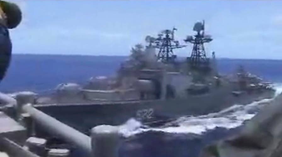 Navy accuses Russian warship of 'unsafe' maneuvers after near collision
