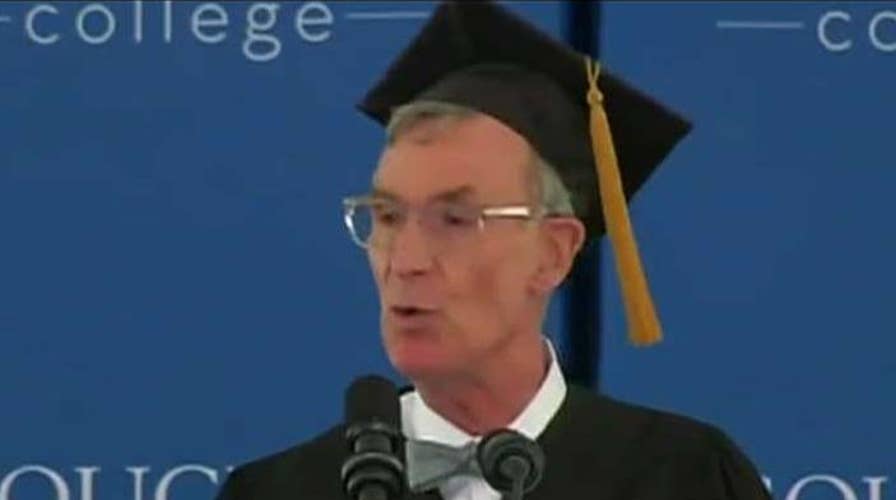 Commencement speeches tend to be gloomy instead of optimistic