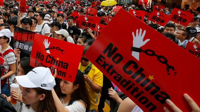 Massive Protests In Hong Kong As Crowds Rally Against China Extradition