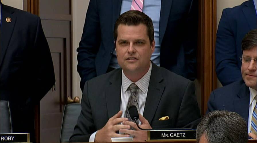 Rep. Matt Gaetz says John Dean made a cottage industry out of accusing presidents of acting like Richard Nixon