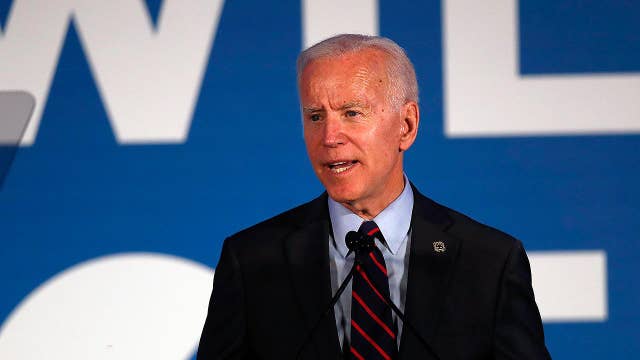 Former Vice President Biden holds community event in Mount Pleasant, Iowa
