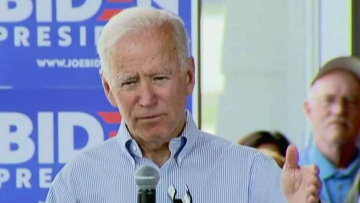 2020 Democratic candidate Joe Biden says the Trump presidency is a threat to democracy