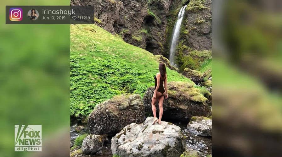 Irina Shayk shows off her figure on Instagram