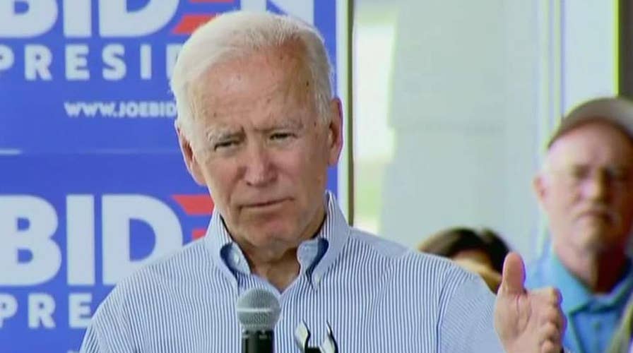 2020 Democratic candidate Joe Biden says the Trump presidency is a threat to democracy