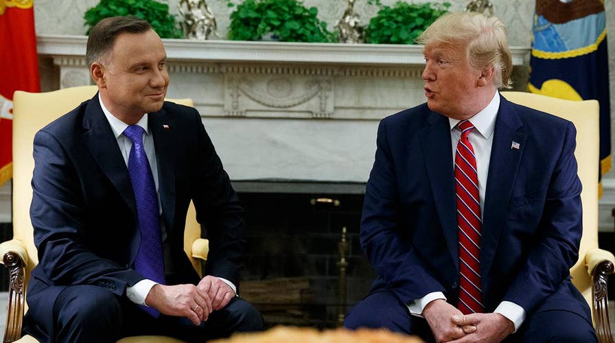 Trump comments on China trade talks, Mexico border agreement during Oval Office appearance