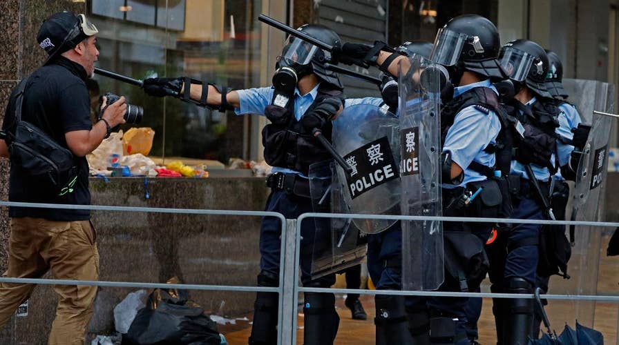 Protests breakout in Hong Kong over China extradition bill