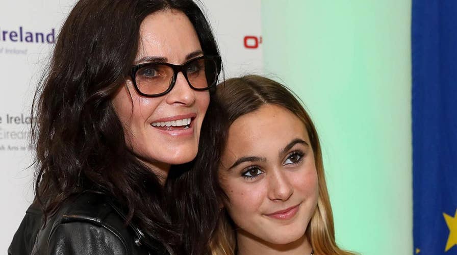 Courteney Cox's daughter recreates mom's 1998 red carpet look in side-by-side Instagram photo